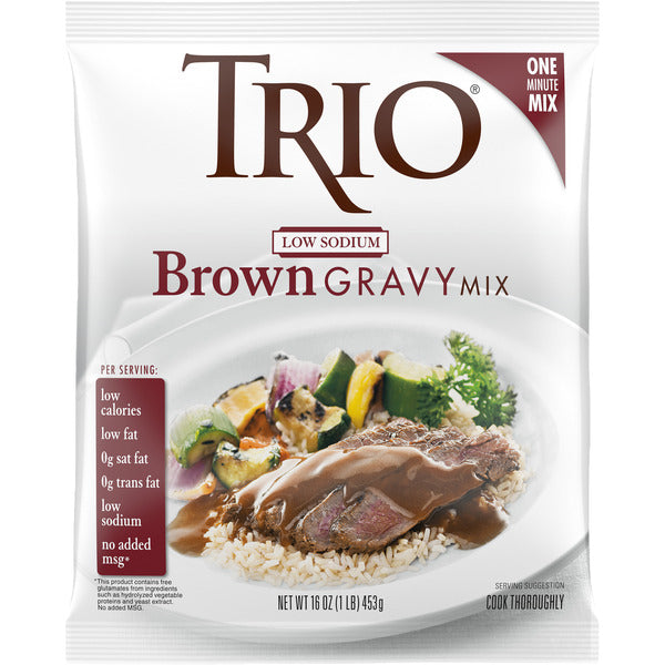 8-PACK OF MIX GRAVY BROWN LOW SODIUM
