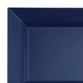 12-PACK OF Plate Plastic 9.5" Blue Square