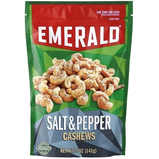6-PACK OF Cashews Sea Salt Pepper Emerald, 6 - 5 Oz