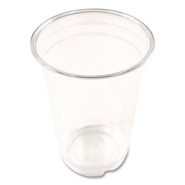 1000-PACK OF Cup Pet Boardwalk BWKPET14 14 oz. Clear Disposable PET Cups - 50 per Bag, 20 Bags per Carton for Convenient Beverage Service