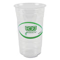 1000-PACK OF Cup Cold Eco-Products EP-CC24-GS 24 oz Greenstripe Compostable Cold Cups - 1000 Count for Sustainable Beverage Service