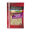 9-PACK OF Pepper Jack Cheese Slice Sargento, 9 - 7.5 Oz