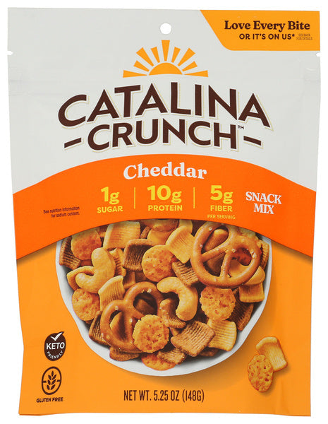 6-PACK OF Snack Mix Cheddar Catalina Crunch 5.25 oz