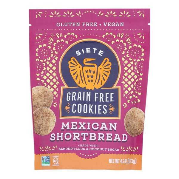 10-PACK OF Cookie Shortbread Mexican Style Siete 4.5 oz