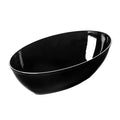 16-PACK OF Bowl Plastic 2 qt. Black Oval