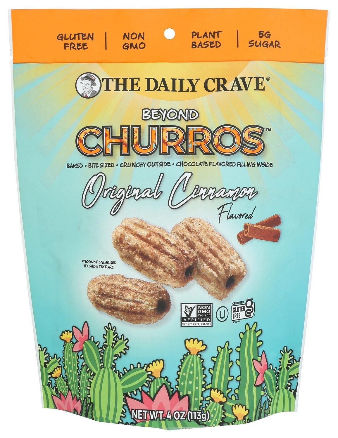 6-PACK OF SNACK SWEET CHURROS, ORIGINAL CINNAMON
