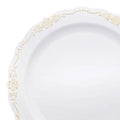 24-PACK OF Plate Appetizer 7.5" Vintage Rim
