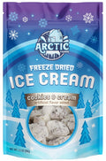 12-PACK OF Candy, Freeze Dried Ice Cream - Cookies + Cream, Arctic Farms