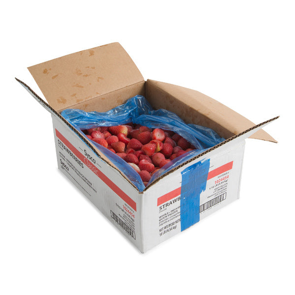 10 LB-PACK OF STRAWBERRY WHOLE IQF