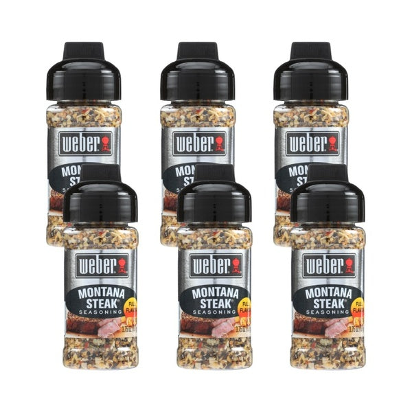 6-PACK OF Seasoning Steak Montana Weber 3.75 oz