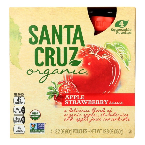 24-PACK OF APPLESAUCE STRAWBERRY ORGANIC