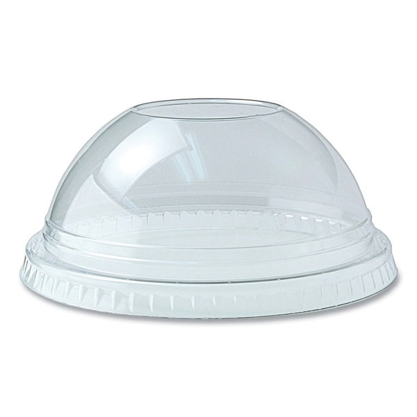 1000-PACK OF Lid Dome Fabri-Kal 9508057 Clear Plastic Drink Cup Lids for 12 to 20 oz Kal-Clear and Nexclear Cups - 1000 Count