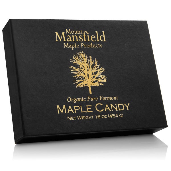 6-PACK OF Candy Maple Sugar Organic, Mount Mansfield Maple Products