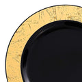 12-PACK OF Plate Appetizer 7.5" Marble Rim
