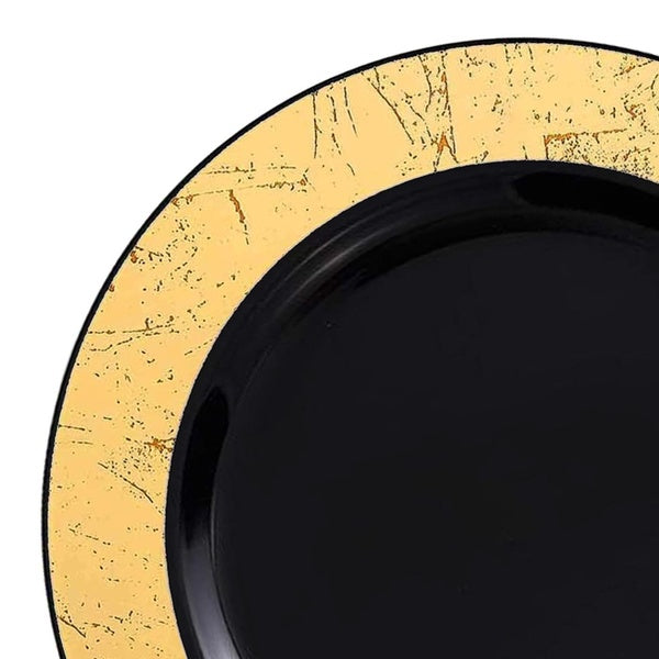 12-PACK OF Plate Appetizer 7.5" Marble Rim