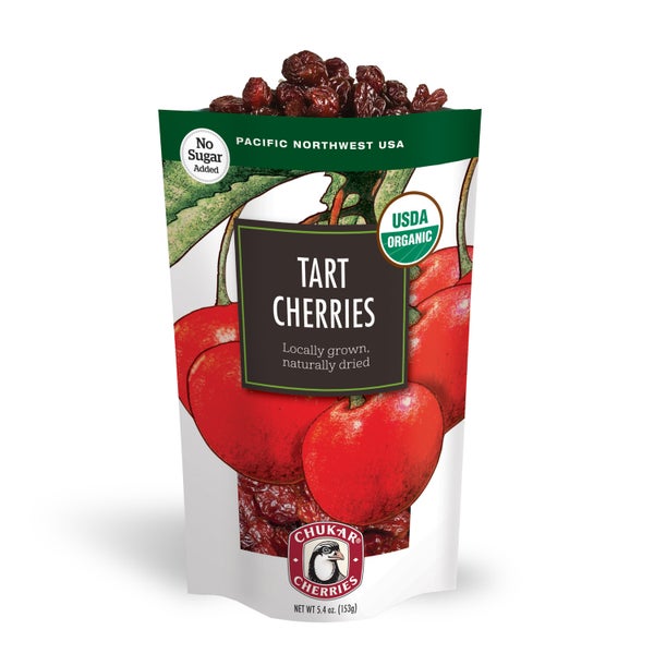 12-PACK OF Fruit Dried Cherries Tart Organic, Chukar Cherry