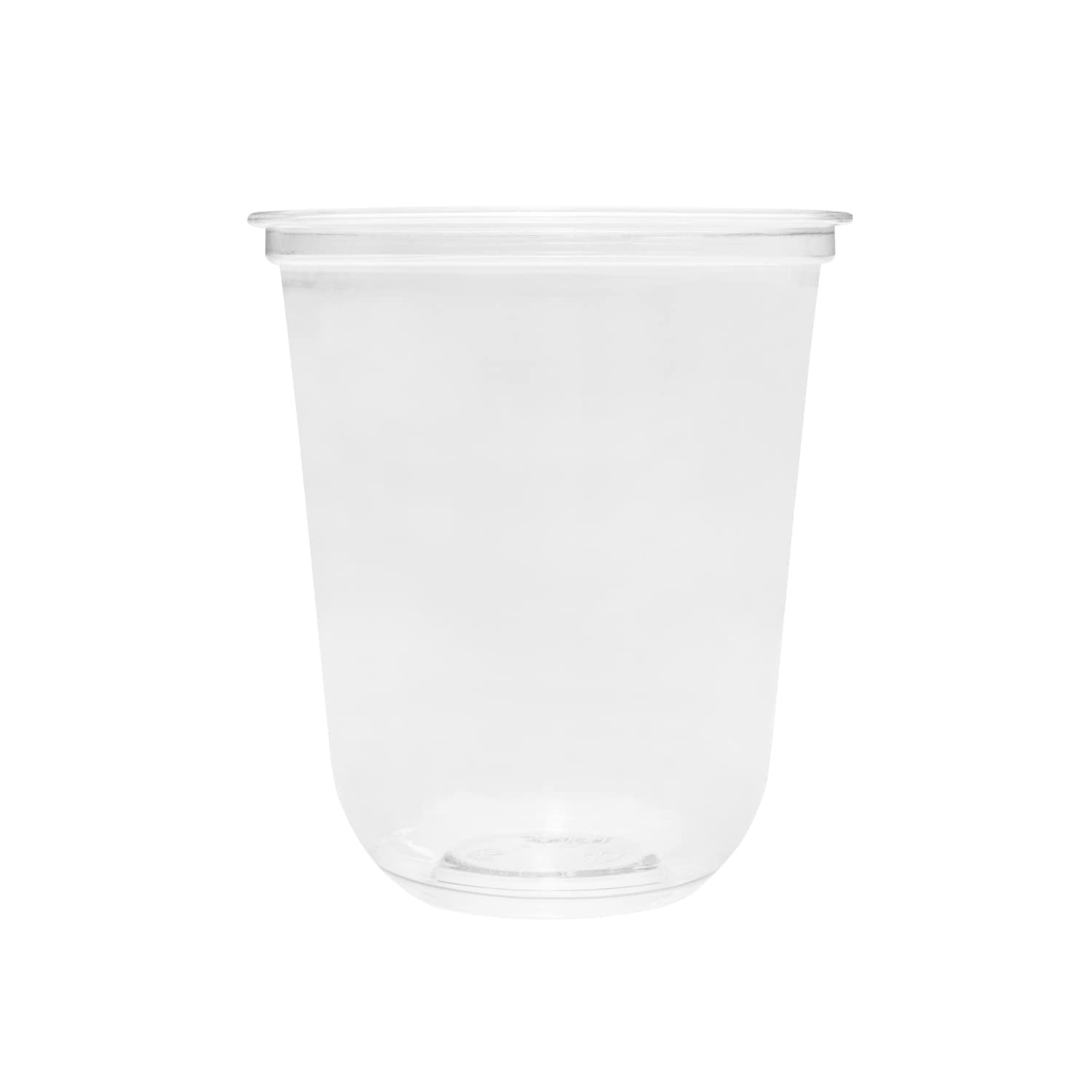 1000-PACK OF Cup Plastic Karat [1,000 Pack - 16oz] Clear Plastic Cups, U-Shape PET Cups (98mm), C-KC16-U
