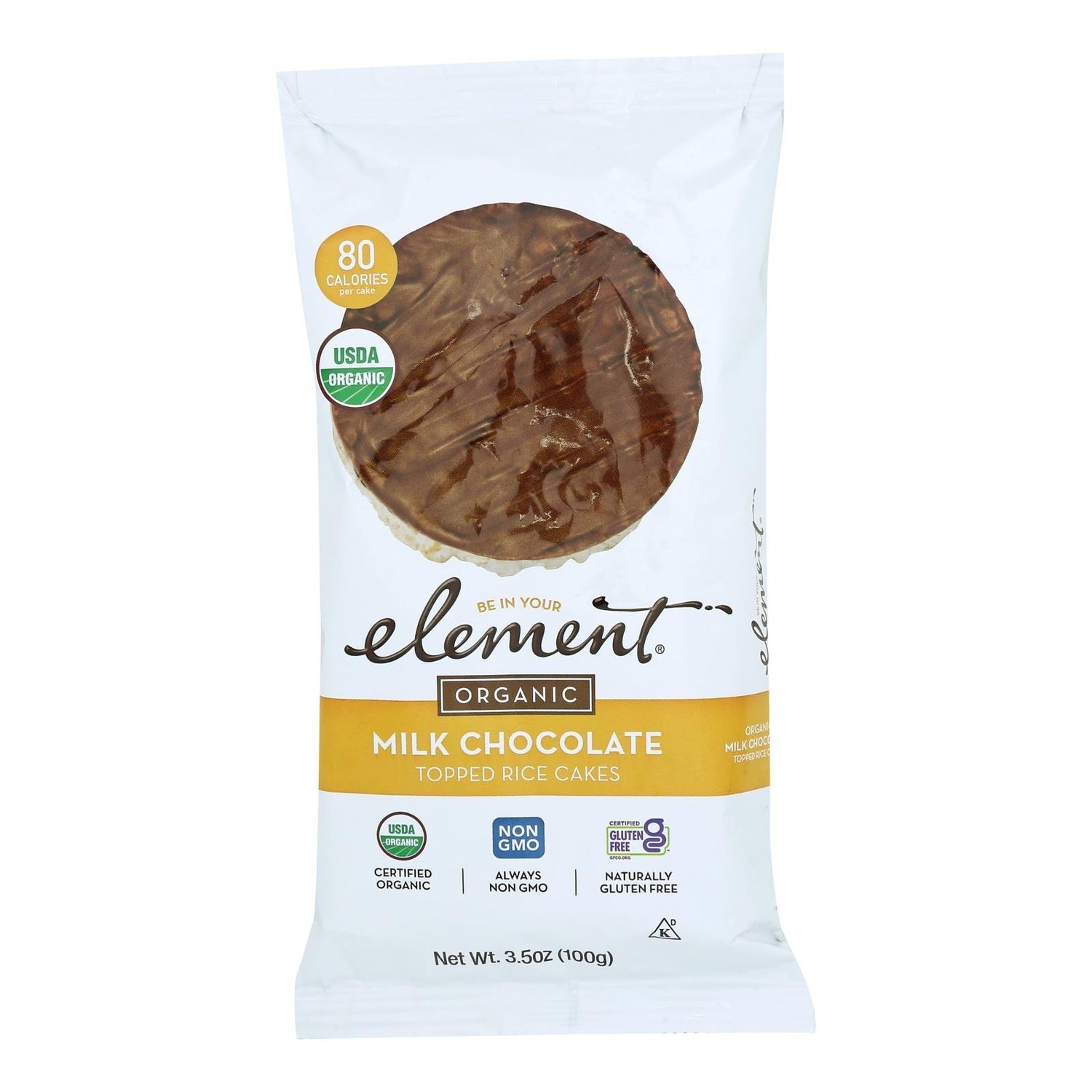 6-PACK OF SNACK RICE ORGANIC MILK CHOCOLATE