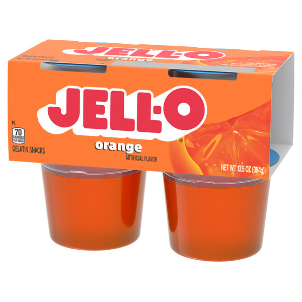 24-PACK OF GELATIN ORANGE SNACK