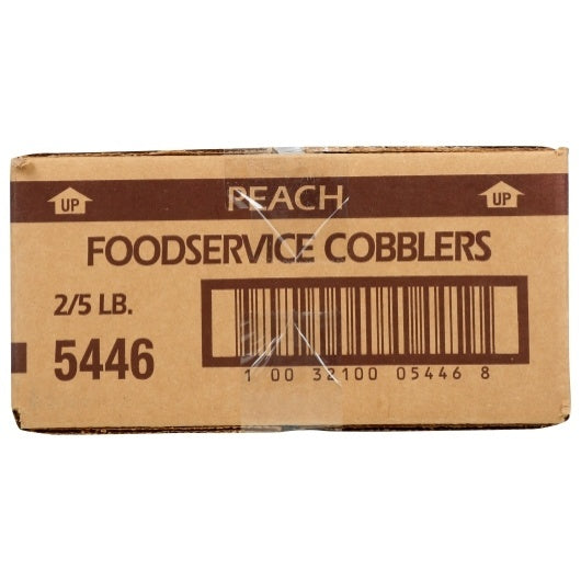 2- PACK OF Country Peach Fruit Cobbler Chef Pierre, 2 - 80 Oz