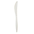 1000-PACK OF Boardwalk Mediumweight Wrapped Polypropylene Plastic Knife - 5.86 Inch White Cutlery (1000 Count) for Events and Takeout