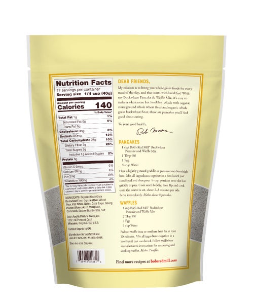 4-PACK OF MIX WAFFLE PANCAKE BUCKWHEAT