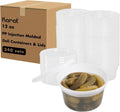 240-PACK OF Container Plastic Karat [240 Pack - 12oz] Deli Containers with Lids, Injection Molded Recyclable PP Food Containers, Plastic Deli Cups Container Plastic