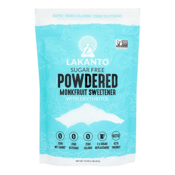 8-PACK OF SUGAR SUBSTITUTE SUGAR FREE POWDERED MONKFRUIT SWEETENER