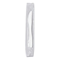 1000-PACK OF Cutlery Plastic Regal Mediumweight Plastic Cutlery Knife - Individually Wrapped White Utensils (1000 Count) for Events and Food Trucks