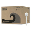 1000-PACK OF Cutlery Plastic Boardwalk Heavyweight Polypropylene Soup Spoon - White, 1000 Count for Events and Takeout