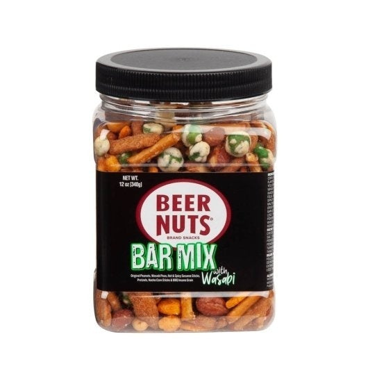 6-PACK OF Nuts Bar Mix With Wasabi Beer Nut, 6 - 12 Oz