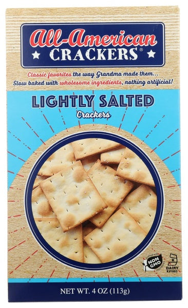6-PACK OF Cracker Sea-Salt Light All American 4 oz