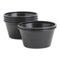 12-PACK OF CUP PLAS PORTION BLK 2 OZ