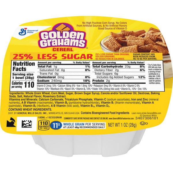 96-PACK OF CEREAL GOLDEN GRAHAM BWLPK