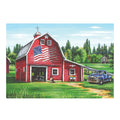 1000-PACK OF PLACEMAT PAPER PATRIOTIC BARN