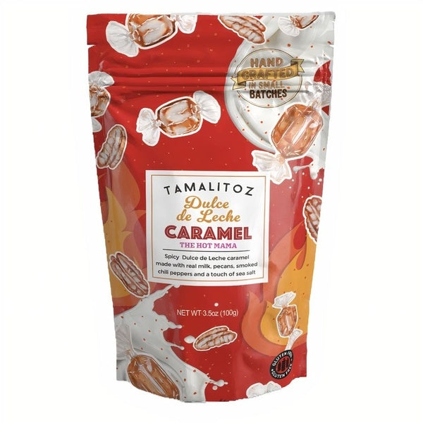 12-PACK OF Candy Caramel Dulce de Leche Caramel - The Hot Mama, Sugarox Candy Studio