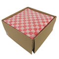 1-PACK OF WRAP SAND 12X12 DRYWAX RED CHK