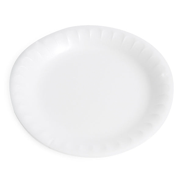 4-PACK OF PLATE FOAM UL WHT 9"