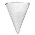 5000-PACK OF Cup Paper Coffee Pro CPCONE4 4 oz Disposable Paper Cone Cups - White (Bulk 5000 Count)