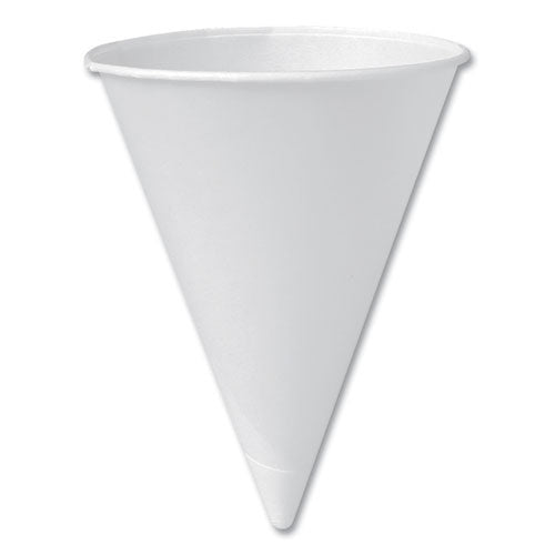 5000-PACK OF CUP PAPER CONE, WHITE ECO-FORWARD