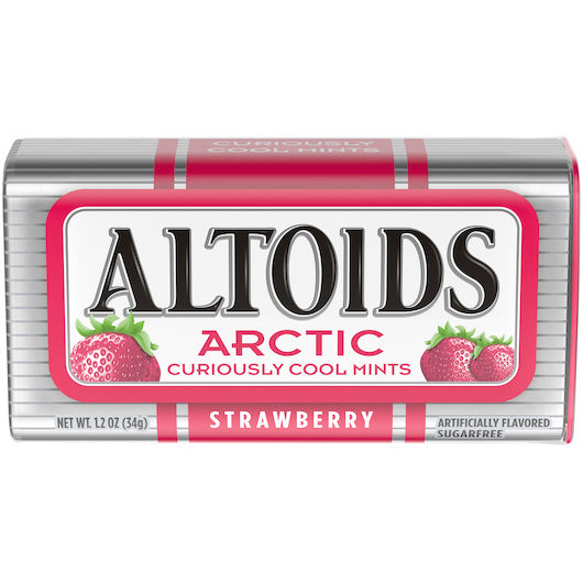 96-PACK OF Mints Artic Strawberry Altoids, 12 - 8 - 1.2 Oz