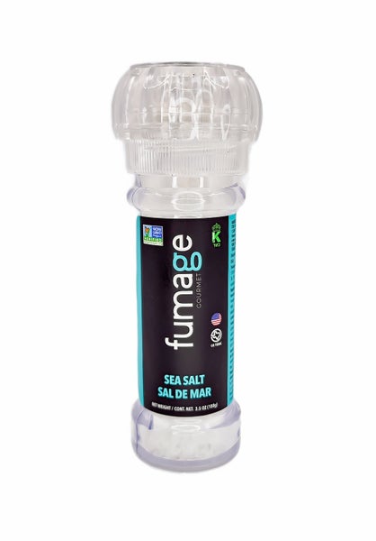 12-PACK OF Salt Coarse, Sea Salt (Grinder), Fumage Gourmet