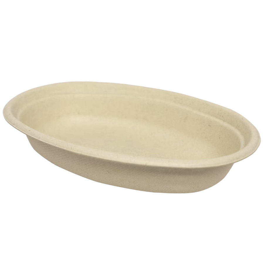 400-PACK OF Bowl Fiber 18 oz World Centric Compostable Fiber Burrito Bowls | 400 count