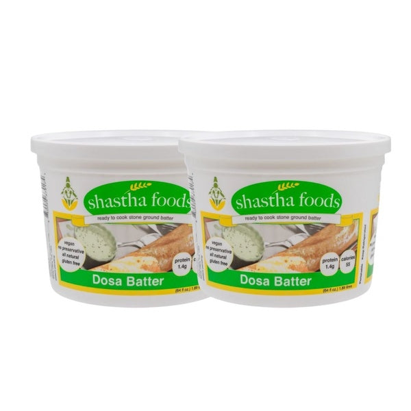 2- PACK OF Shastha Traditional Dosa Batter - 64 Oz ,