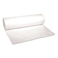 100-PACK OF Boardwalk H8046HWKR01 Low-Density Waste Can Liners - 45 Gallon, 0.6 Mil, 40" x 46" - White, 25 Bags/Roll, 4 Rolls/Carton