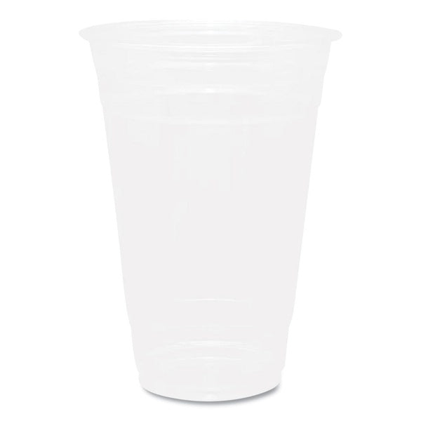 1000-PACK OF Cup Plastic Karat C-KC20 20 oz Clear PET Plastic Cups - Pack of 1000 for Restaurants, Cafes, and Bubble Tea Shops
