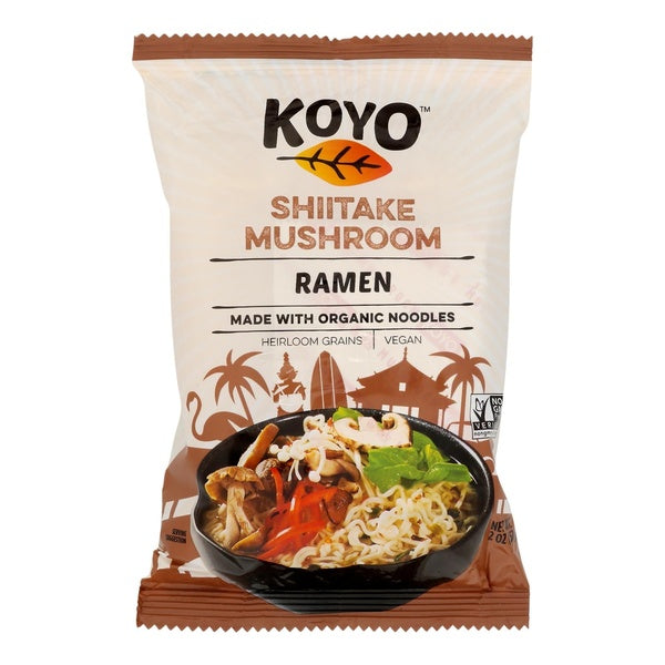 12-PACK OF Noodle Ramen Shiitake Mushroom Koyo 2 oz