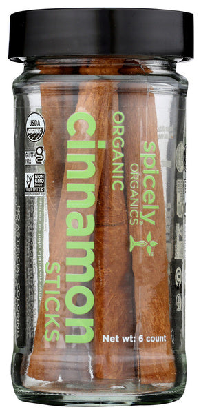 3-PACK OF Spice Cinnamon Spicely Organic 6 pc