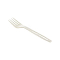 750-PACK OF Fork CPLA Karat Earth Heavy Weight CPLA Compostable Fork Wrapped, White - 750 pcs