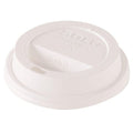 1000-PACK OF LID PLASTIC WHITE TRAVELER DOME